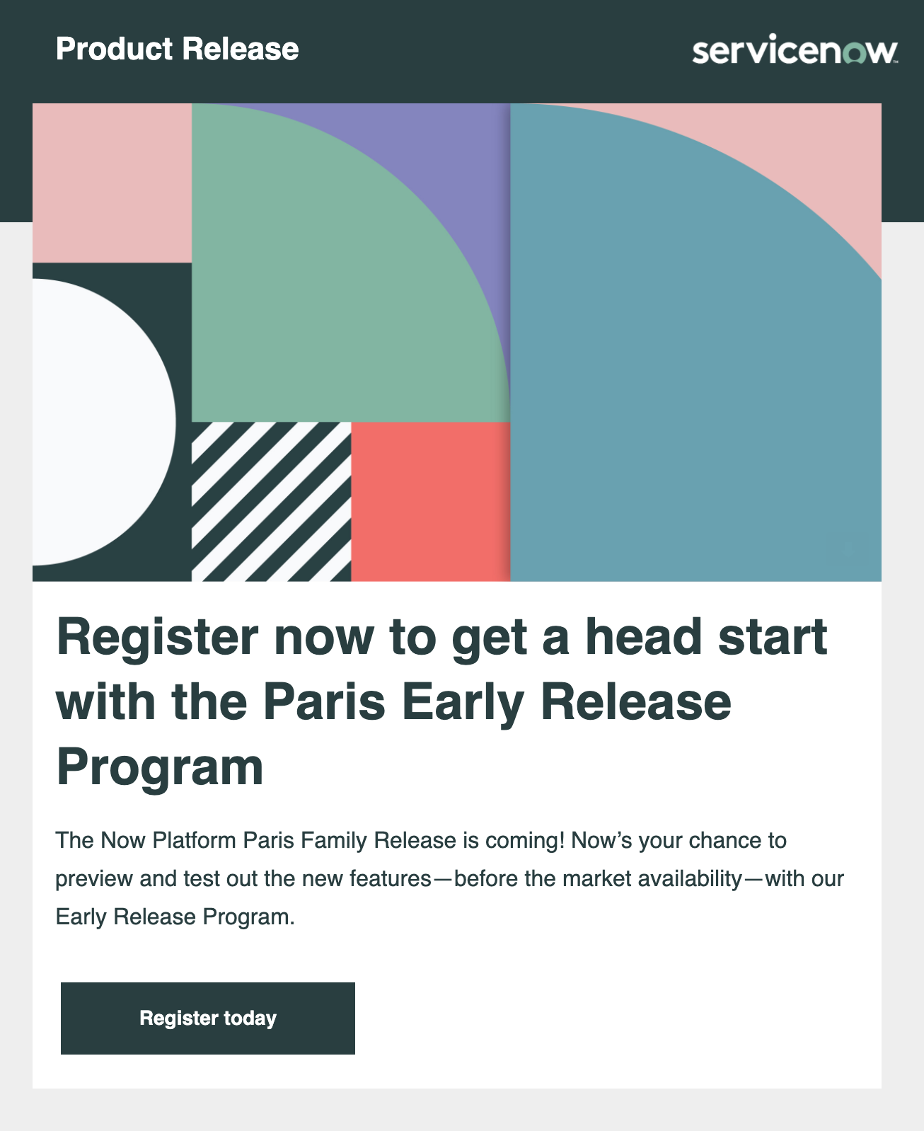 Paris Early Access Email